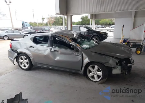 2013 Dodge Avenger Se из США, поврежденный, VIN 1C3CDZAB3DN643655